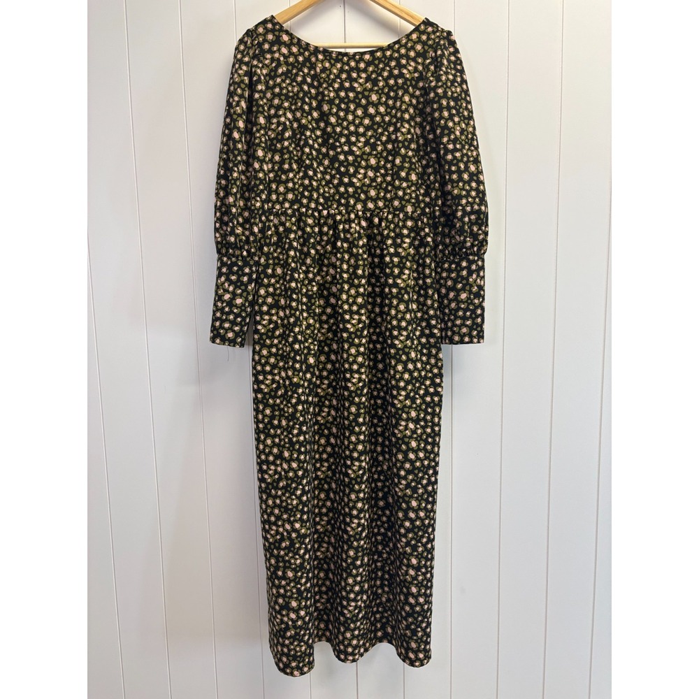 Who What Wear Whimsigoth Animal Print Maxi Dress Womens Size M Cottage Modest